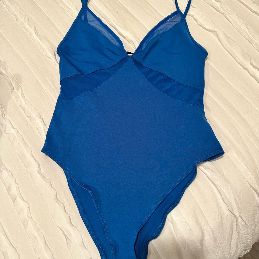 Zara royal blue body suit